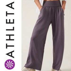 Athleta Studio Wide Leg Pant (NWT)